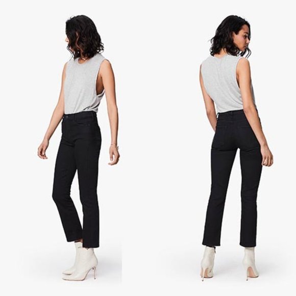 MOTHER Denim - Mother Jeans THE MID RISE DAZZLER ANKLE Black NWOT